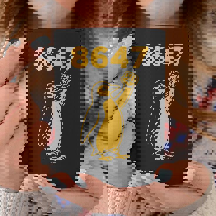 フィストペンギン-ウィースタンドウィズペンギン-ファニー8647 コーヒーマグ 面白い贈り物