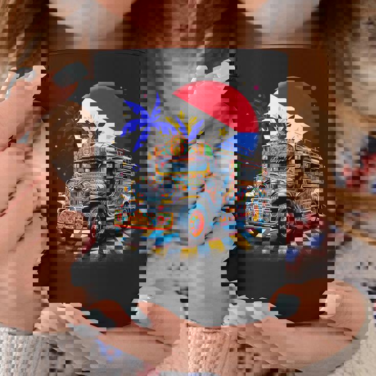 フィリピン 国旗 誇り フィリピン フィリピン ジープニー コーヒーマグ 面白い贈り物