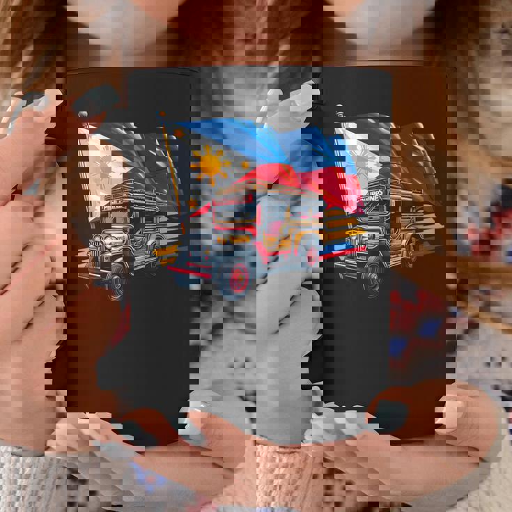 フィリピン国旗 誇り高きフィリピン土産 フィリピンジープニー コーヒーマグ 面白い贈り物