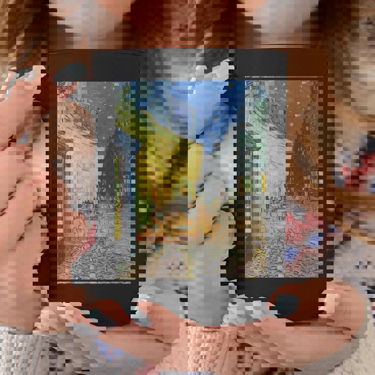 フィンセントファンゴッホの夜のカフェテラス コーヒーマグ 面白い贈り物