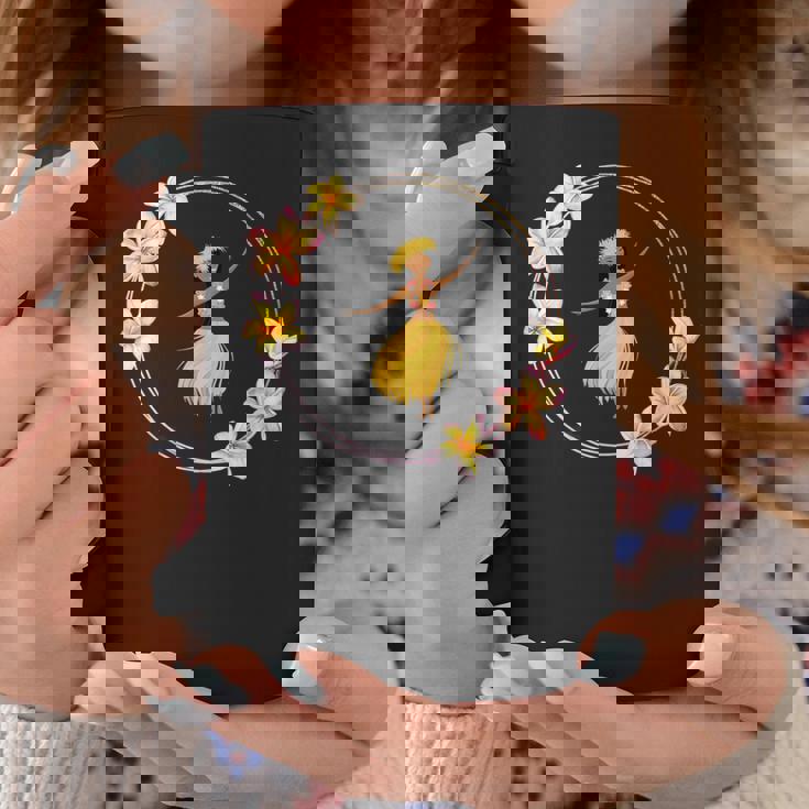 フラダンサー プルメリアリング ハワイ コーヒーマグ 面白い贈り物