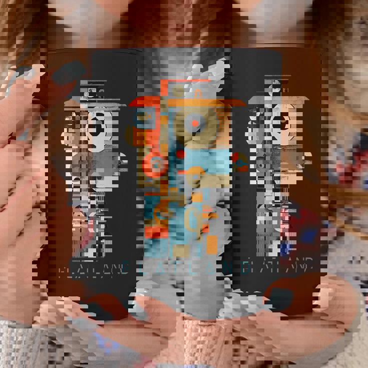 フラットランド エドウィン・A・アボット作 多次元のロマンス コーヒーマグ 面白い贈り物