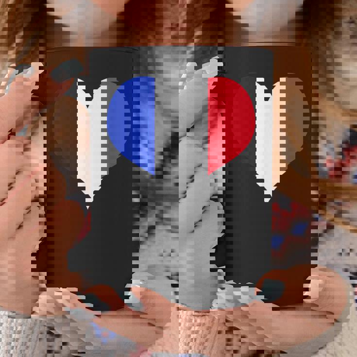 フランス国旗ラブハートフランス国旗 コーヒーマグ 面白い贈り物