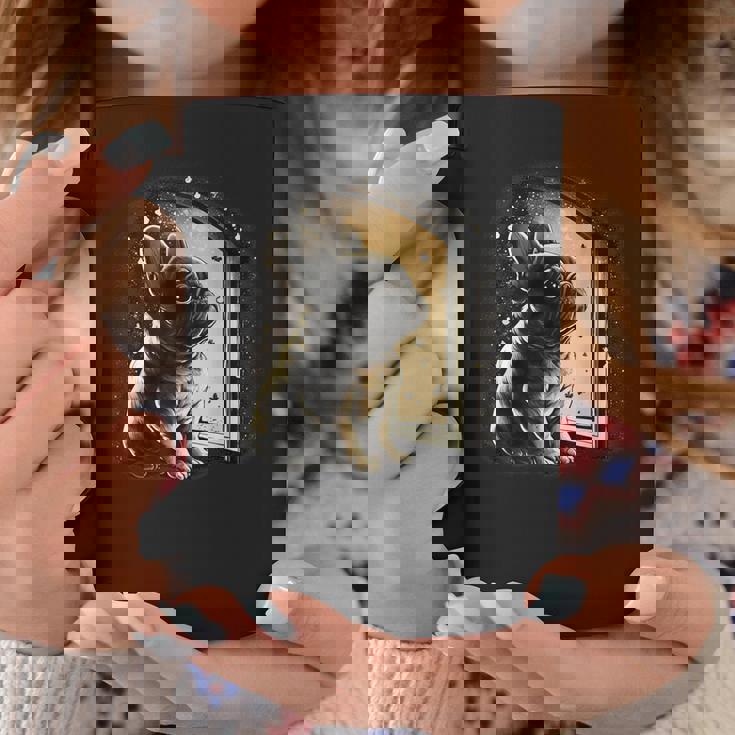 フレンチブルドッグ 夜のかわいいフレンチドッグ コーヒーマグ 面白い贈り物