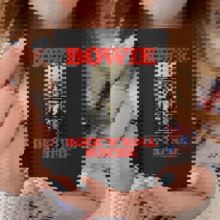 ブライアン・ウォードによるデヴィッド・ボウイ・ロックンロール自殺写真 コーヒーマグ 面白い贈り物