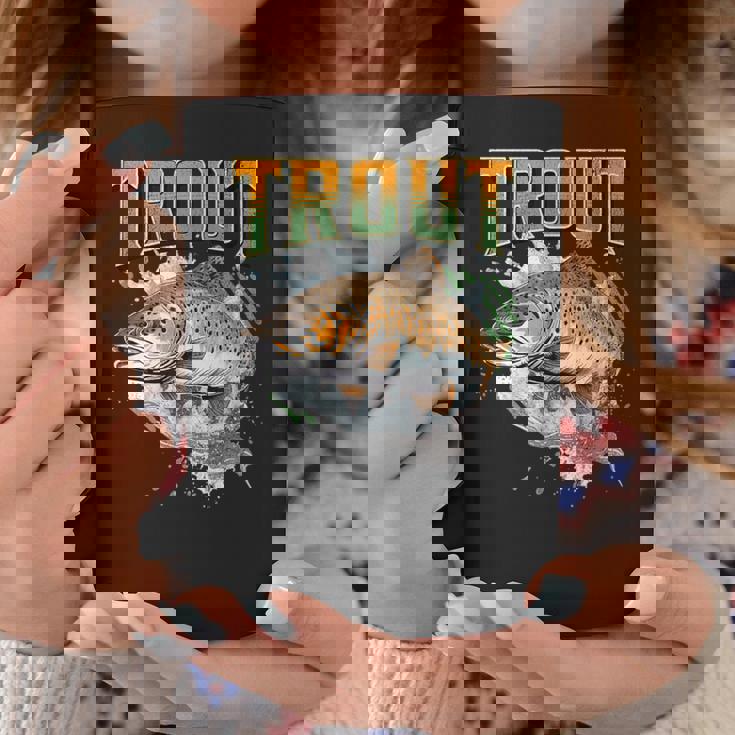 ブラウントラウト 釣り アウトドア 自然愛好家 淡水魚 コーヒーマグ 面白い贈り物