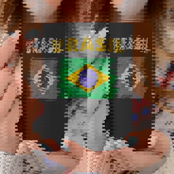 ブラジルの国旗 Brasil コーヒーマグ 面白い贈り物