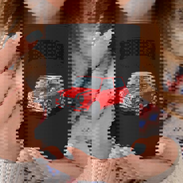 ブリティッシュクラシックカー レッド ミニスポーツカー コーヒーマグ 面白い贈り物