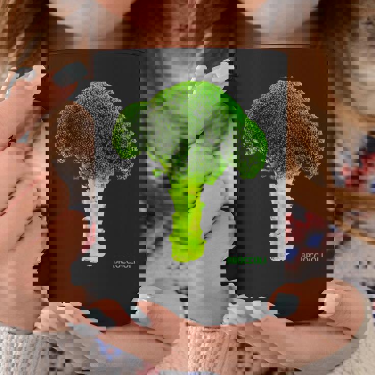 ブロッコリー 大 写真 & 文字 Broccoli Big Photo & Text コーヒーマグ 面白い贈り物