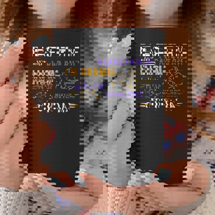 プラネタリウムに入らせてください、私は普通のミームです コーヒーマグ 面白い贈り物