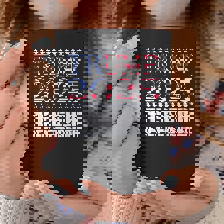 プロトランプシャツ2024 大統領トランプの帰還 2025 コーヒーマグ 面白い贈り物