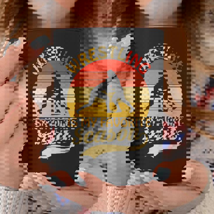 プロレス生活 高校レスリング部 レスリングコーチ コーヒーマグ 面白い贈り物