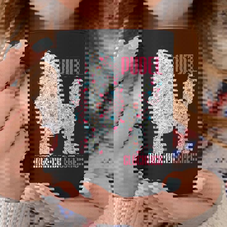 プードル メイクミーハッピー ヴィンテージ プードル コーヒーマグ 面白い贈り物