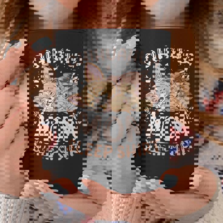 ベスト・チワワ・ママ・スリープ・シャツ、子犬と犬 コーヒーマグ 面白い贈り物