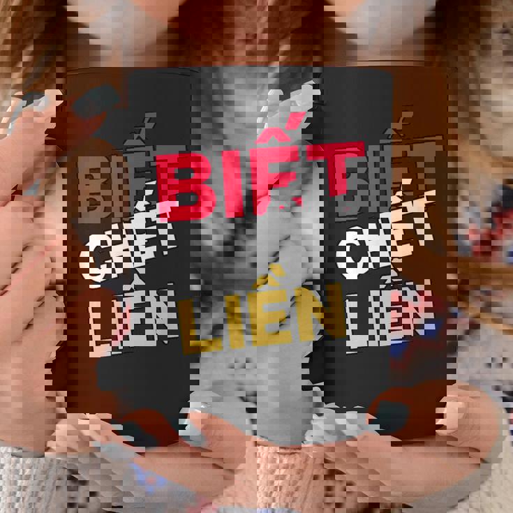 ベトナム ベトナム語 ベトナムの言葉 ビエット・チェット・リエン もし私が知ったら死ぬ コーヒーマグ 面白い贈り物