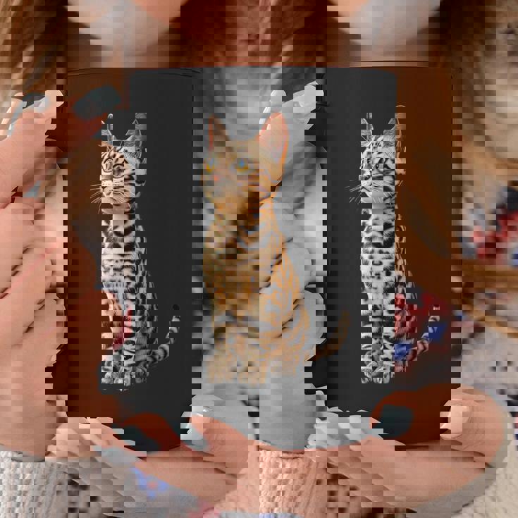 ベンガル猫 レオパード猫 レオパデット かわいいベンガル猫 コーヒーマグ 面白い贈り物