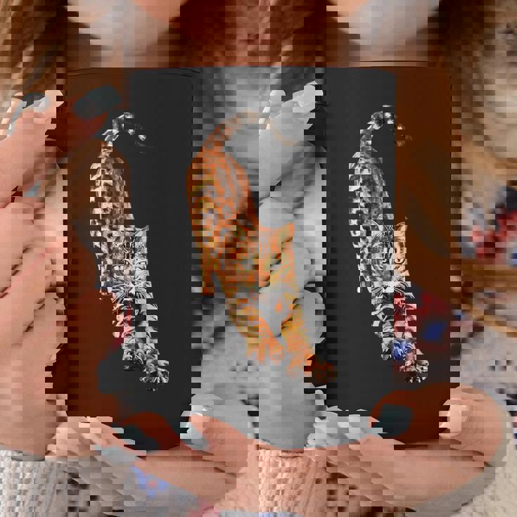 ベンガル猫ストレッチ コーヒーマグ 面白い贈り物