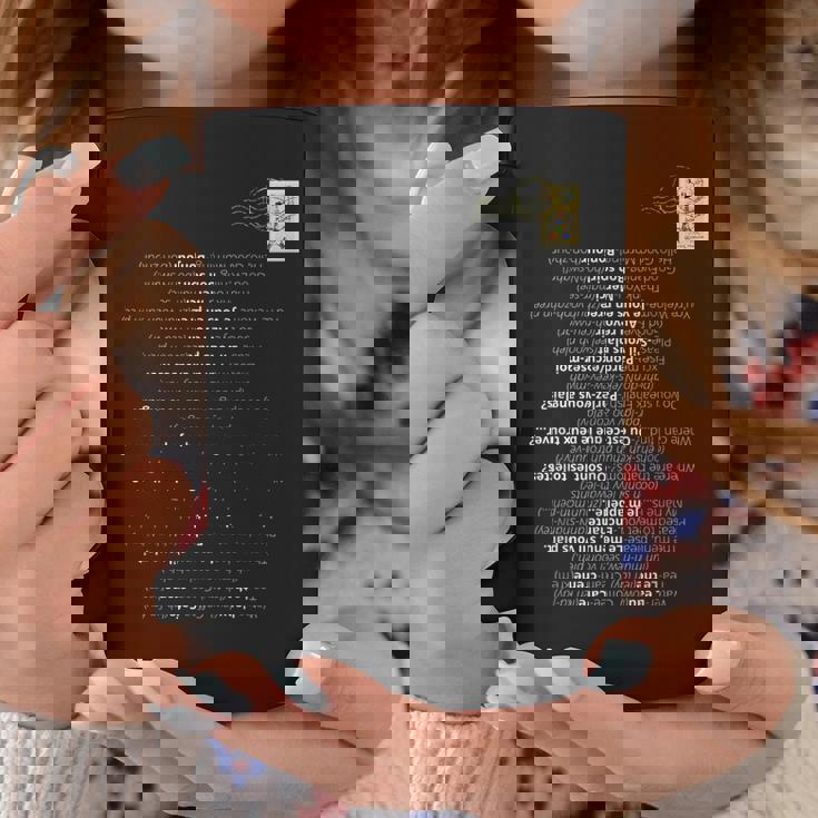 ベーシックなフランス語フレーズ 普段使いや旅行に コーヒーマグ 面白い贈り物