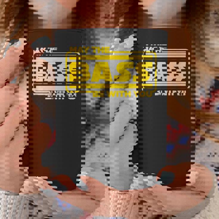 ベース ギター ドラム May The Bass Be With You ベーシスト ドラマー コーヒーマグ 面白い贈り物