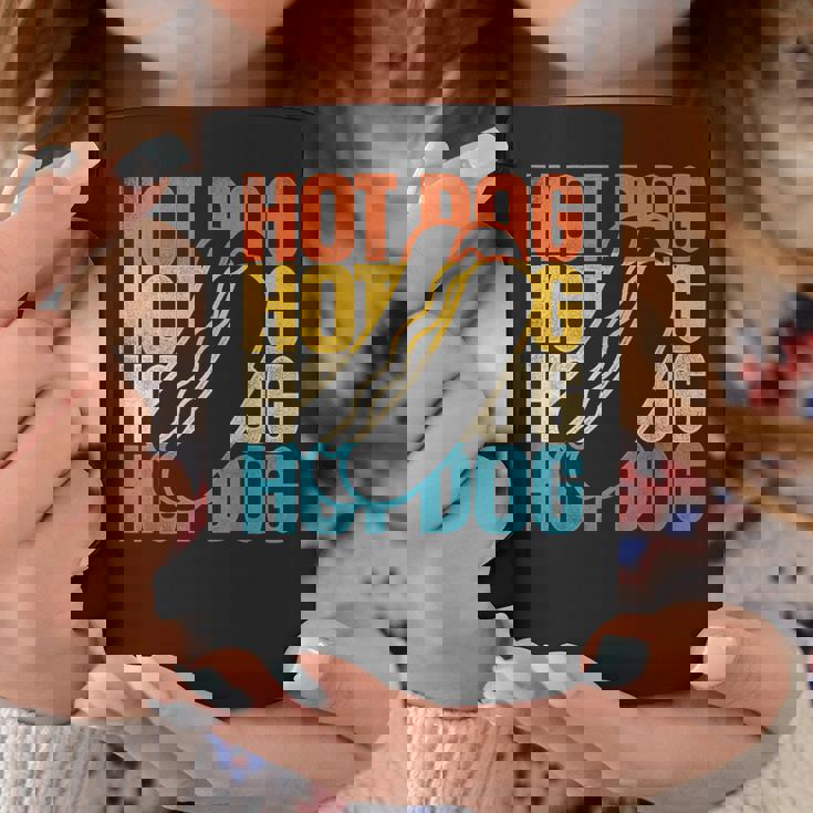 ホットドッグ 大人用 レトロ ヴィンテージ ホットドッグ コーヒーマグ 面白い贈り物