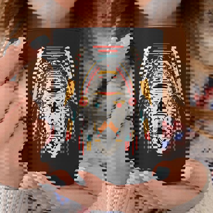 ホピ族アート シャーマン ネイティブ南西アメリカ インディアン スタイル コーヒーマグ 面白い贈り物