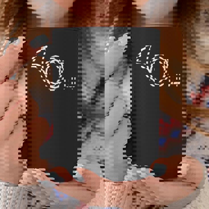 ホルン 音符 楽譜 音楽 楽器 音楽雑貨 シンプル 可愛い コーヒーマグ 面白い贈り物