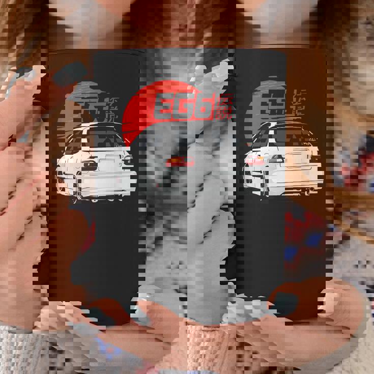 ホワイトハッチシビック Eg6-クラシック Jdm コーヒーマグ 面白い贈り物