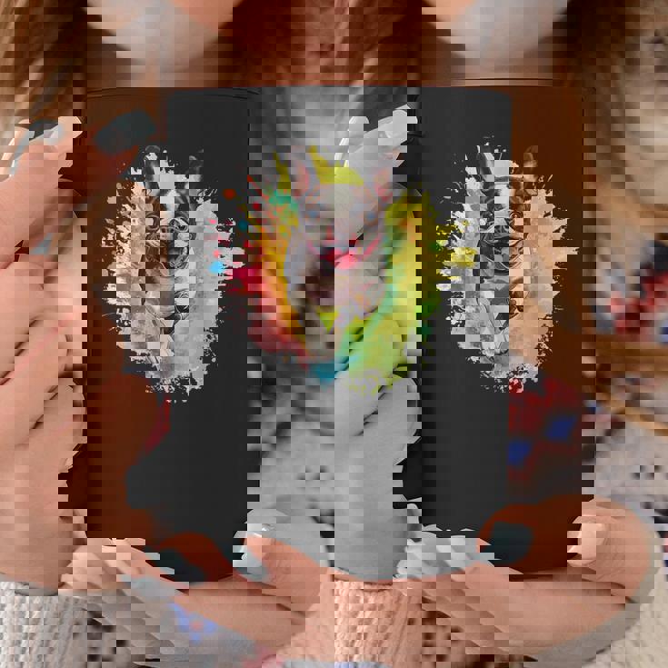 ボストンテリア 恋人 カラフル スプラッシュアート ボストンテリア コーヒーマグ 面白い贈り物