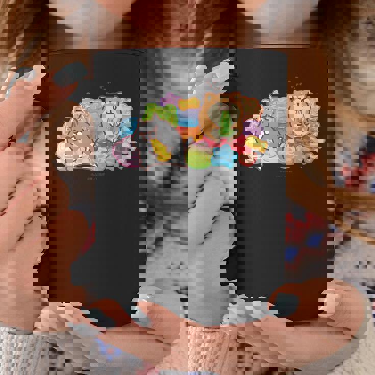 ボンレス犬とボンレス猫 カラフルスナック コーヒーマグ 面白い贈り物