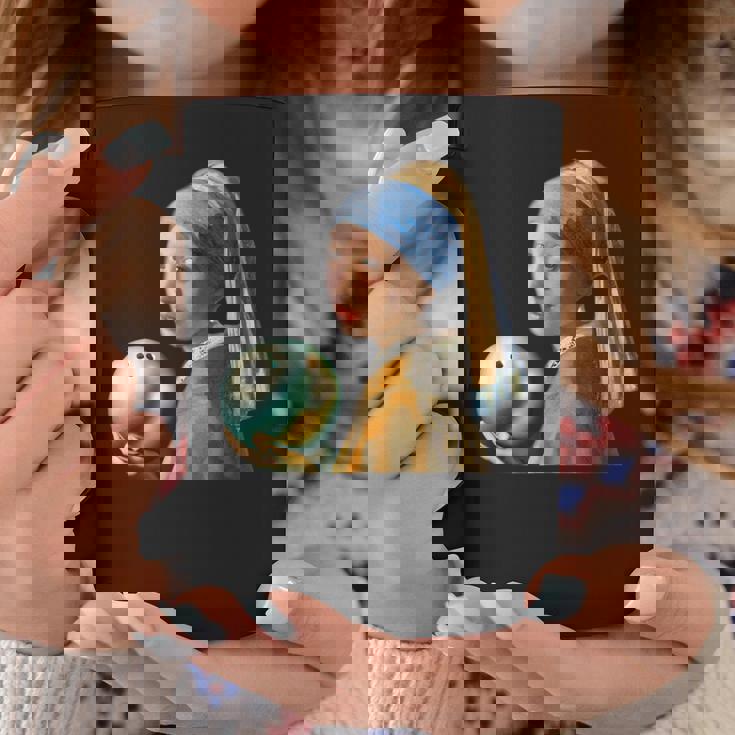 ボーリング 面白いtシャツ フェルメール ボウリング おもしろ ネタ 服 メンズ おもしろグッズ 大人 女性 ボウラー コーヒーマグ 面白い贈り物