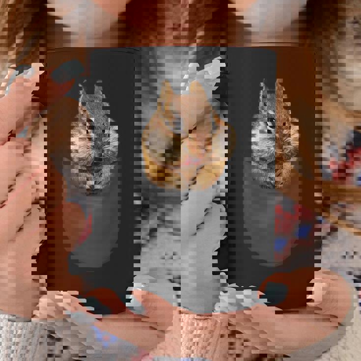 ポケット リス コーヒーマグ 面白い贈り物