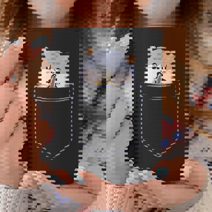 ポケットに入ったハムスター コーヒーマグ 面白い贈り物