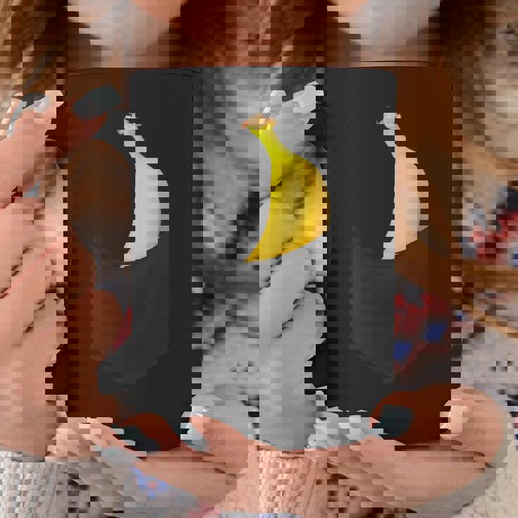 ポケットに入ったバナナフルーツ、胸に面白いバナナ。 コーヒーマグ 面白い贈り物