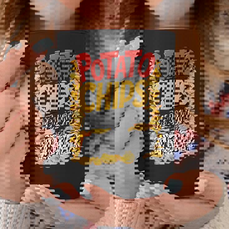 ポテトチップスは常に答えです スナック愛好家 ポテトチップス コーヒーマグ 面白い贈り物