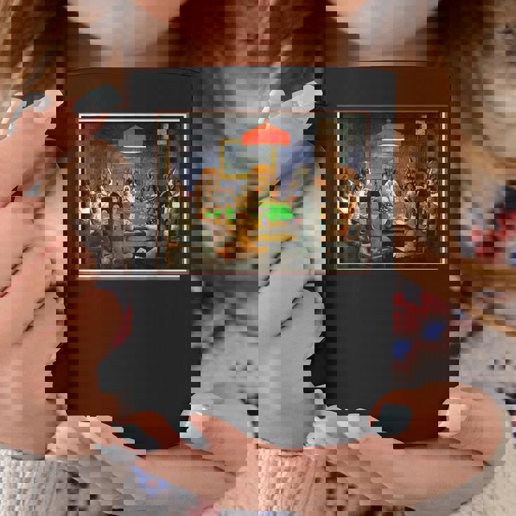 ポーカーをする犬 カード 絵画 コーヒーマグ 面白い贈り物