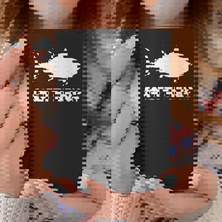 マグロの魚好きのギフト マグロを手に入れた 面白い釣り コーヒーマグ 面白い贈り物