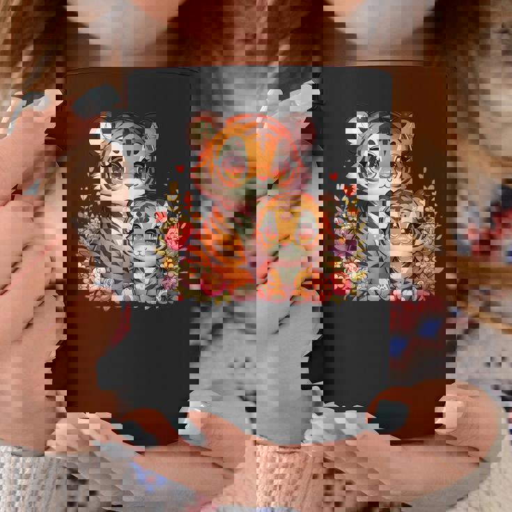 ママタイガー 赤ちゃん可愛い動物モチーフ コーヒーマグ 面白い贈り物