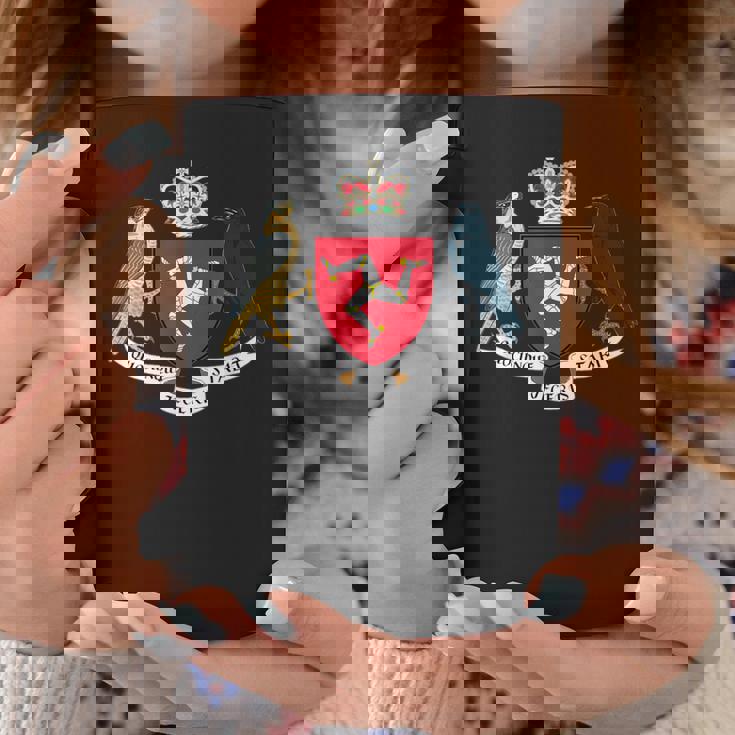 マン島の旗 3本の脚 マンの紋章 コーヒーマグ 面白い贈り物