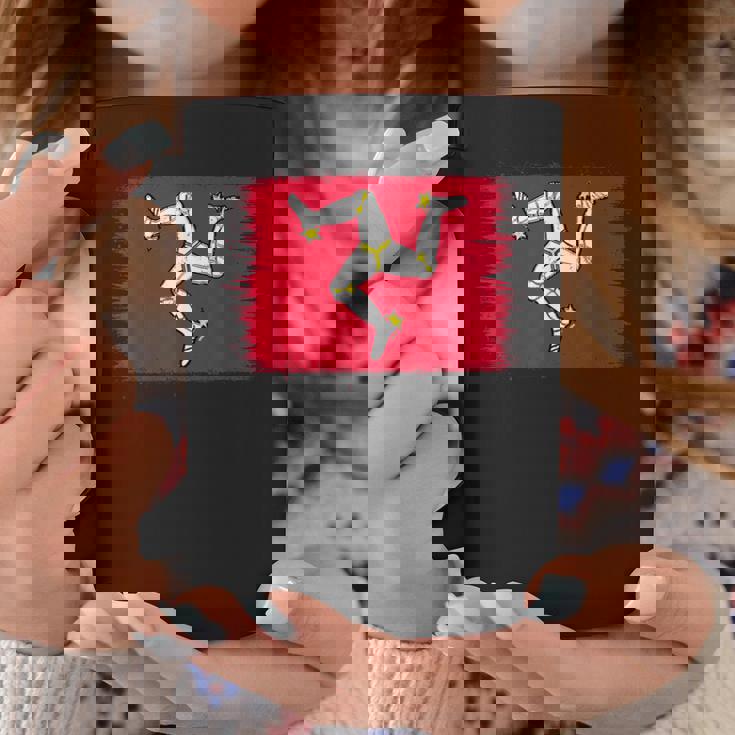 マン島の旗、マンクスの旗、トリスケリオン。ティンウォルドの日に。 コーヒーマグ 面白い贈り物