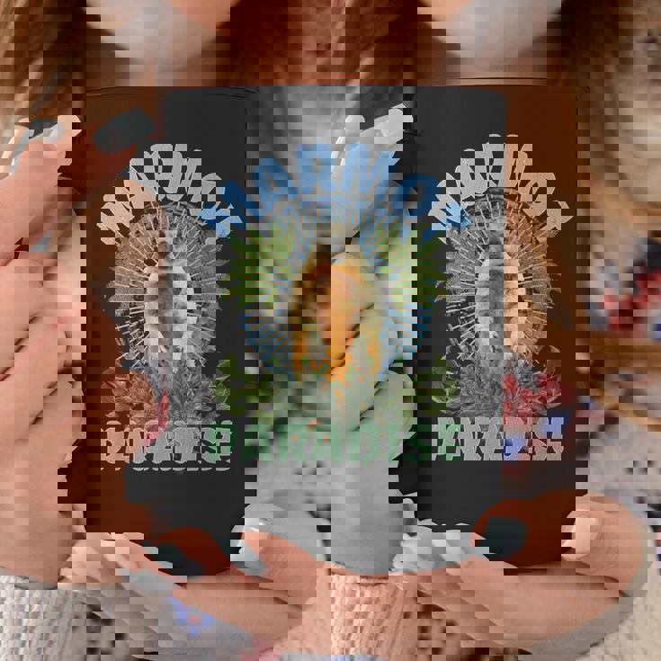 マーモッツキュート-アニマルアースデイマーモット愛好家 コーヒーマグ 面白い贈り物