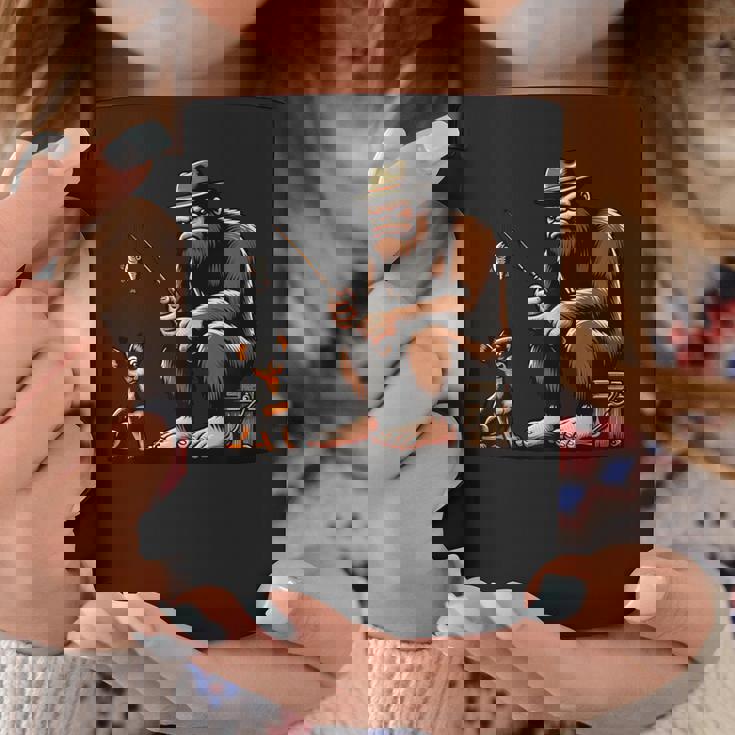 ミニチュア ピンシャー ビッグフット サスカッチ 犬 面白い 釣り コーヒーマグ 面白い贈り物