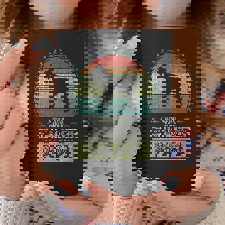 ミニチュアシュナウザー 父の日 ミニチュアシュナウザーパパ コーヒーマグ 面白い贈り物