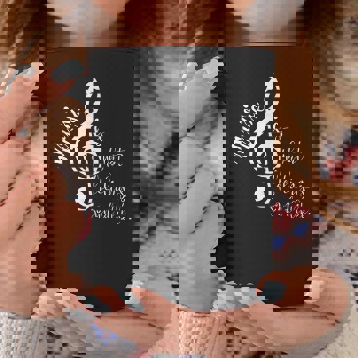 ミュージックギフト メンズ レディース キッズ 音符 格言付き コーヒーマグ 面白い贈り物