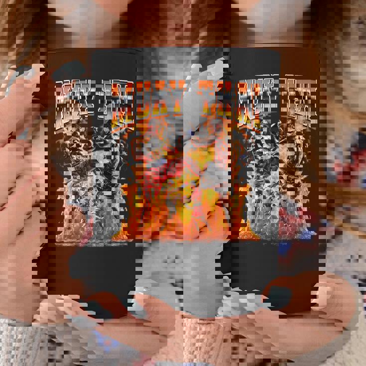 ムエタイタイボクシングフレーム90年代ブーツレッグスタイル コーヒーマグ 面白い贈り物