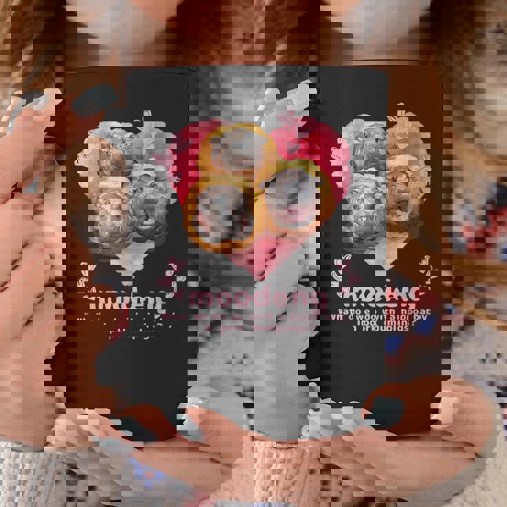 ムーデン君が 豚肉団子 になっちゃった！可愛いカバの赤ちゃん コーヒーマグ 面白い贈り物