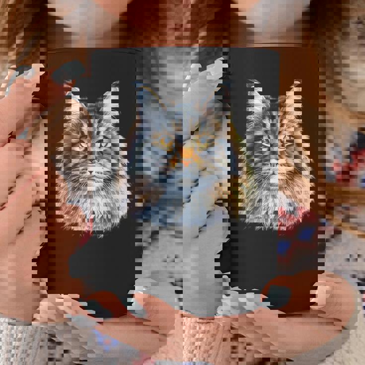 メインクーン 猫の肖像画 コーヒーマグ 面白い贈り物