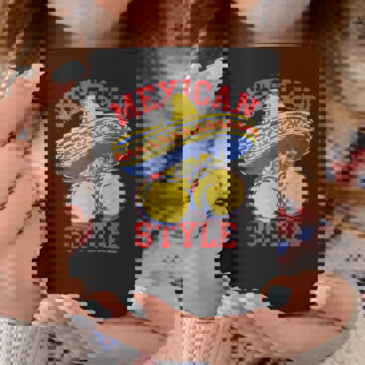 メキシコボクシングスタイル メキシコ国旗 メキシコボクシングスタイルフラッグ コーヒーマグ 面白い贈り物