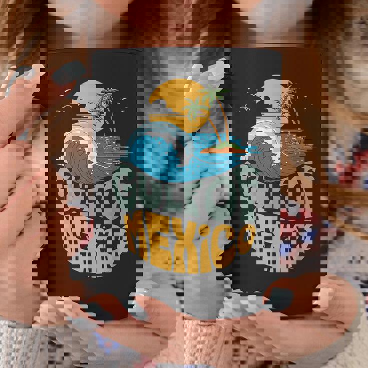 メキシコ湾 1550 レトロ ビーチ ゴルフォ・デ・メキシコ メンズ レディース コーヒーマグ 面白い贈り物