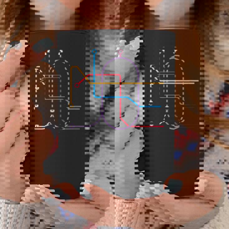 メトロ 名古屋 全線 線路図 列車 地下鉄 コーヒーマグ 面白い贈り物