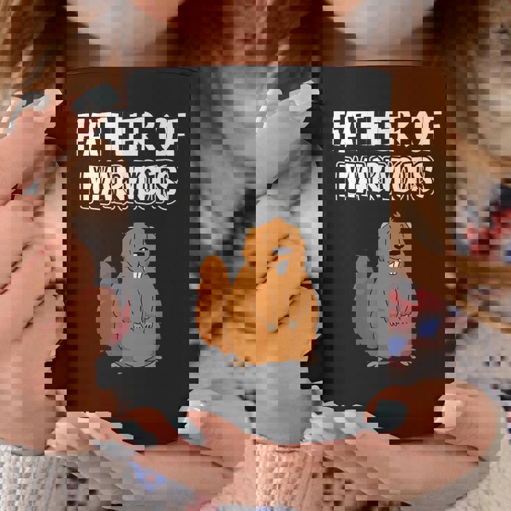 メンズ・ボーイズ・マーモット・パパ 父の日 マーモットの父 コーヒーマグ 面白い贈り物